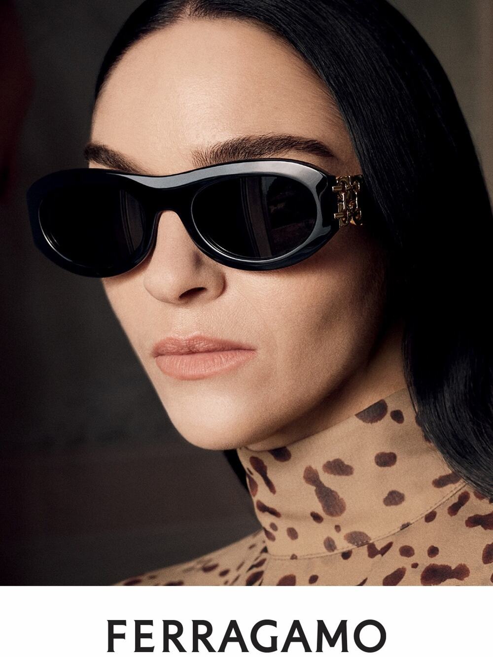 New Salvatore Ferragamo SF2082SE 001 Women's Black Sunglasses Authentic